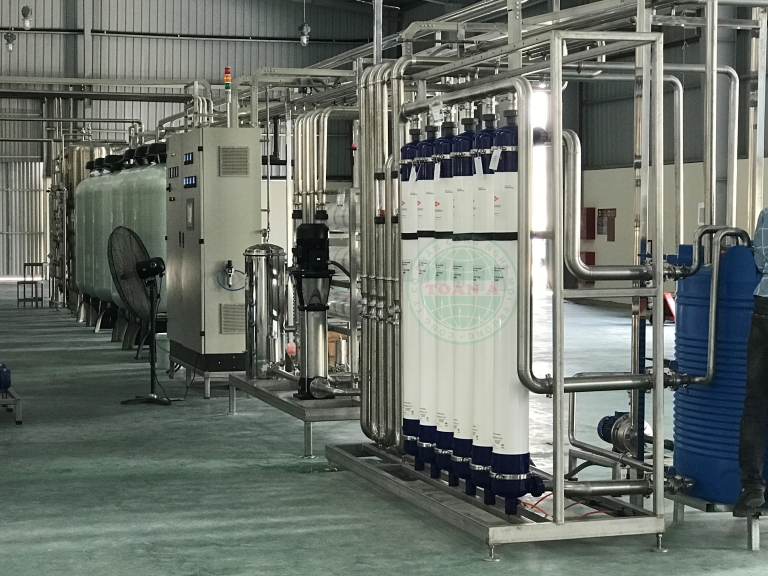 Hệ thống lọc nước tinh khiết cho sản xuất đồ uống